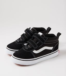 WARD MID V PRE VN BLACK WHITE SUEDE CANVAS