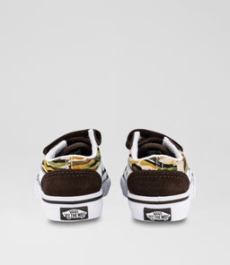 OLD SKOOL TODDLER VN CAMO BROWN CANVAS