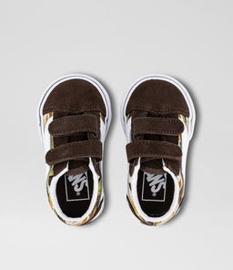 OLD SKOOL TODDLER VN CAMO BROWN CANVAS