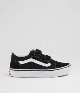 OLD SKOOL JNR VN BLACK WHITE CANVAS