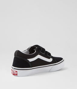 OLD SKOOL JNR VN BLACK WHITE CANVAS