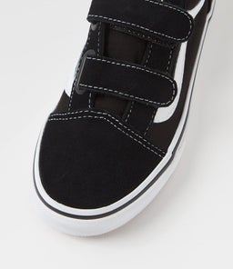 OLD SKOOL JNR VN BLACK WHITE CANVAS