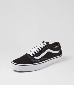 OLD SKOOL M VN BLACK WHITE SUEDE CANVAS