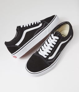 OLD SKOOL M VN BLACK WHITE SUEDE CANVAS