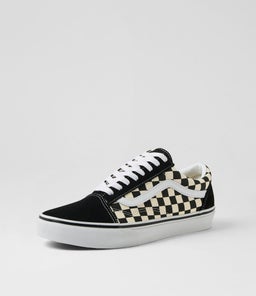 OLD SKOOL M VN BLACK WHITE CHECK SUEDE CANVAS