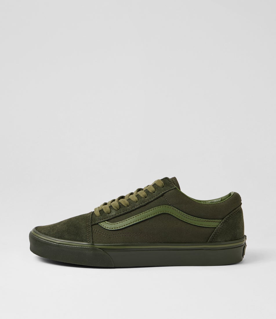 Old Skool M Tonal Obsidian Fern Green Canvas Sneakers Old Skool M Tonal Obsidian Fern Green Canvas Sneakers