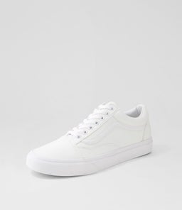 OLD SKOOL M VN TRUE WHITE CANVAS