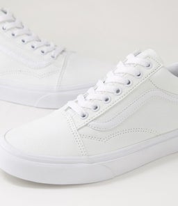 OLD SKOOL M VN TRUE WHITE CANVAS