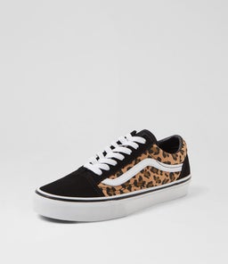 OLD SKOOL W VN BLACK LEOPARD SUEDE CANVAS