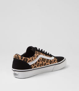 OLD SKOOL W VN BLACK LEOPARD SUEDE CANVAS