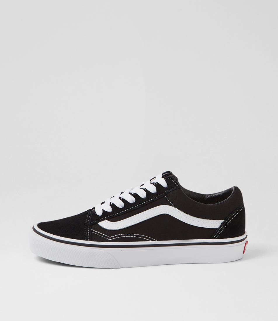 Old Skool W Black White Suede Canvas Sneakers Old Skool W Black White Suede Canvas Sneakers