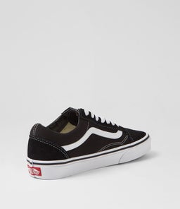 OLD SKOOL W VN BLACK WHITE SUEDE CANVAS