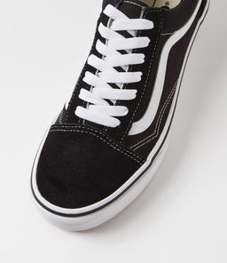 OLD SKOOL W VN BLACK WHITE SUEDE CANVAS
