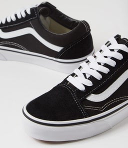 OLD SKOOL W VN BLACK WHITE SUEDE CANVAS