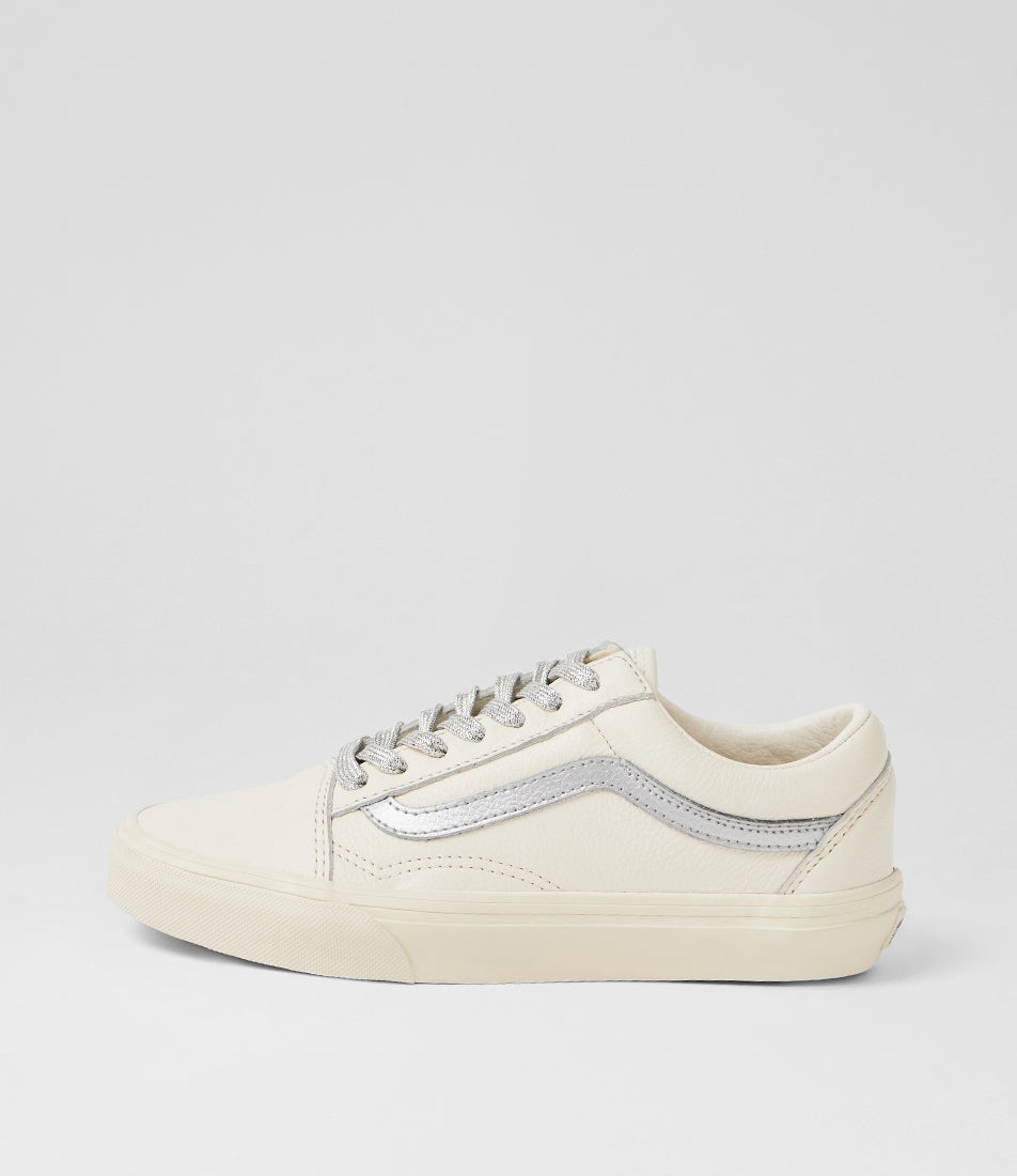 Old Skool W Metallic Egret Canvas Sneakers Old Skool W Metallic Egret Canvas Sneakers