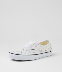 AUTHENTIC W VN WHITE FLORAL CANVAS