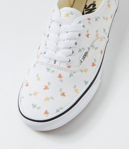 AUTHENTIC W VN WHITE FLORAL CANVAS