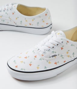 AUTHENTIC W VN WHITE FLORAL CANVAS