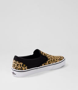 CLASSIC SLIP ON W VN BLACK LEOPARD CANVAS