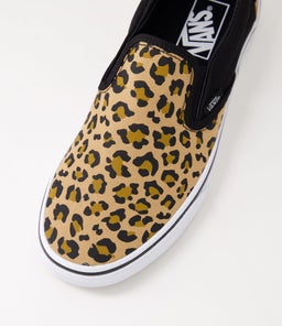 CLASSIC SLIP ON W VN BLACK LEOPARD CANVAS