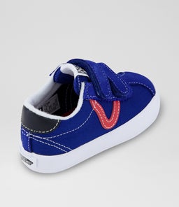 SPORT LOW V TOT VN BLUE MULTI CANVAS