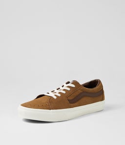 SK8 LOW M VN BROWN SUEDE LEATHER