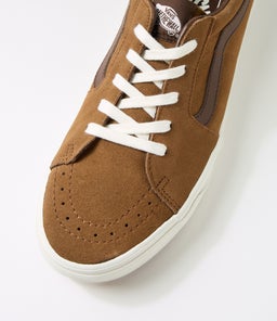 SK8 LOW M VN BROWN SUEDE LEATHER