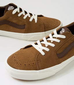 SK8 LOW M VN BROWN SUEDE LEATHER