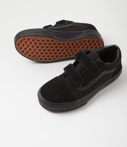 OLD SKOOL JNR V VN BLACK BLACK SUEDE CANVAS