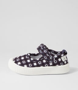 PLAY CLASSIC MJ TOT WA NAVY CHECK CANVAS