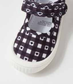PLAY CLASSIC MJ TOT WA NAVY CHECK CANVAS