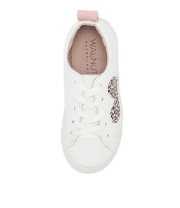 HEART MINI SNEAKER WA PINK CHEETAH LEATHER