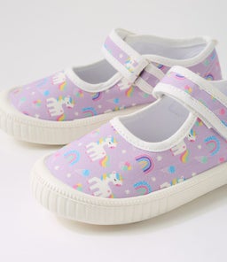 MARY JANE TOT WA UNICORNS CANVAS