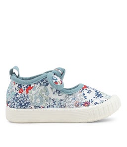LIBERTY MILLIE TOT WA PATCHWORK BLUE CANVAS