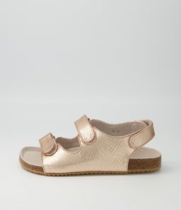 BEC SANDAL WA ROSE METALLIC SNAKE SMOOTH