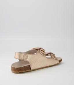 BEC SANDAL WA ROSE METALLIC SNAKE SMOOTH