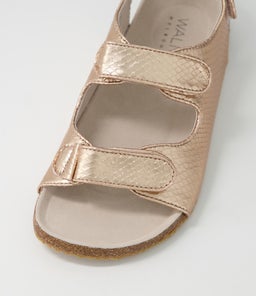 BEC SANDAL WA ROSE METALLIC SNAKE SMOOTH