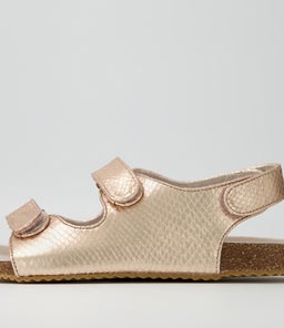 BEC SANDAL WA ROSE METALLIC SNAKE SMOOTH