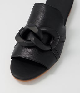 MEG SLIDE WA JET BLACK SMOOTH