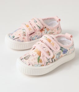 MAY GIBBS CLASSIC BEN TOT WA RAINBOW FLORAL CANVAS