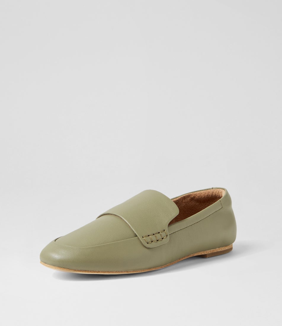 Dutch Olive Leather Loafers
