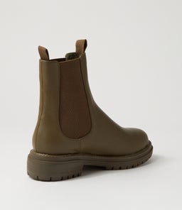 OAK BOOT WA OLIVE LEATHER