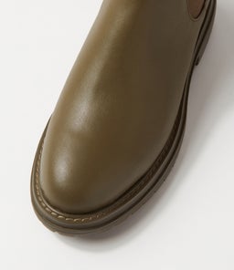 OAK BOOT WA OLIVE LEATHER