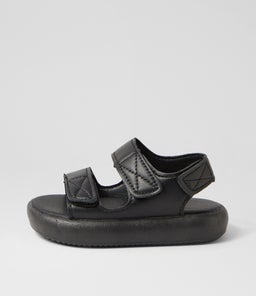 ASH SANDAL TOT WA BLACK SMOOTH