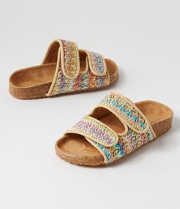 BEACH MINI TOT WA OCEAN MULTI PU WEAVE LEATHER