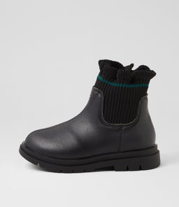 FLORA BOOT TOT WA BLACK SMOOTH