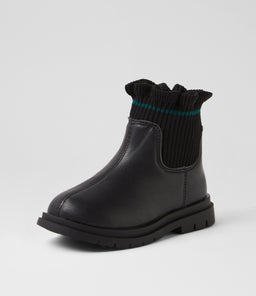 FLORA BOOT TOT WA BLACK SMOOTH