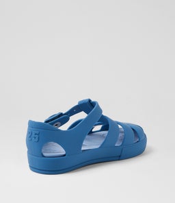 FRANKIE SANDAL TDLR WA MATTE BLUE RUBBER