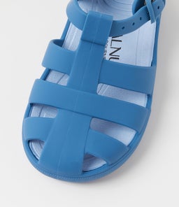 FRANKIE SANDAL TDLR WA MATTE BLUE RUBBER