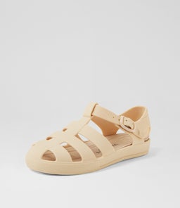 FRANKIE SANDAL TDLR WA BEIGE RUBBER